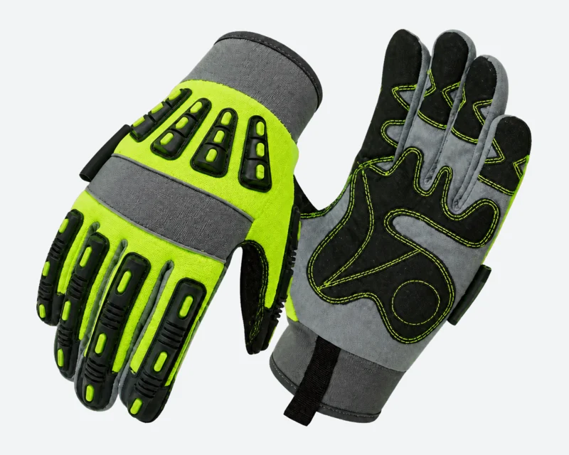 Mapped-Palm Mechanic Gloves